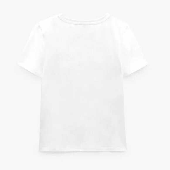 ZARA x Star Wars “Me Watching the Drama Unfold” Baby Yoda Tee – White, Size M - Picture 4 of 4